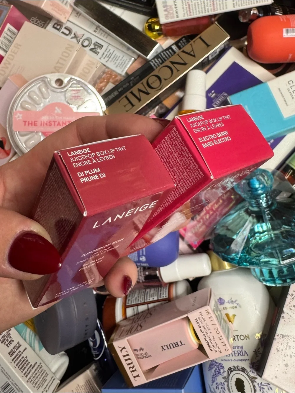 LANEIGE Juicepop Box Lip Tint Duo - Deep Plum & Bright Berry